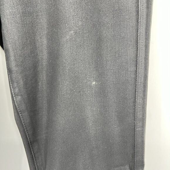 PAIGE Mayslie Jogger Jeans Black Fog Luxe Coating, Women’s Size 28 - Picture 7 of 16